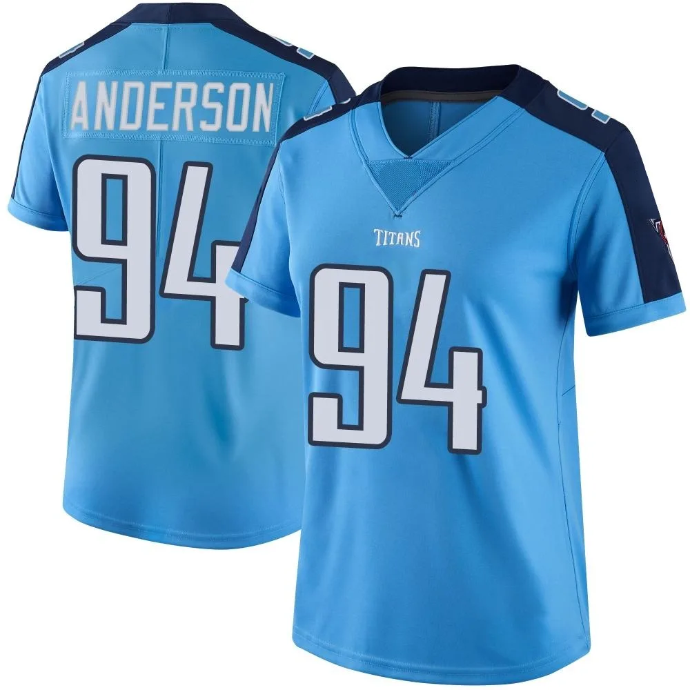 Women's Tennessee Titans Abdullah Anderson Nike Color Rush Limited Light Blue Jersey Women's Tennessee Titans Abdullah Anderson Nike Color Rush Limited Light Blue Jersey