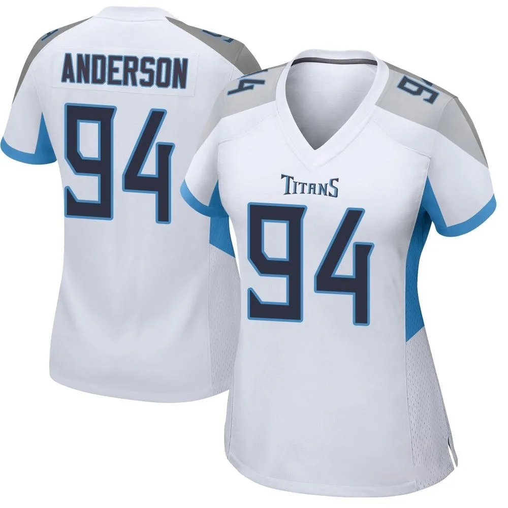 Women's Tennessee Titans Abdullah Anderson Nike Game White Jersey Women's Tennessee Titans Abdullah Anderson Nike Game White Jersey
