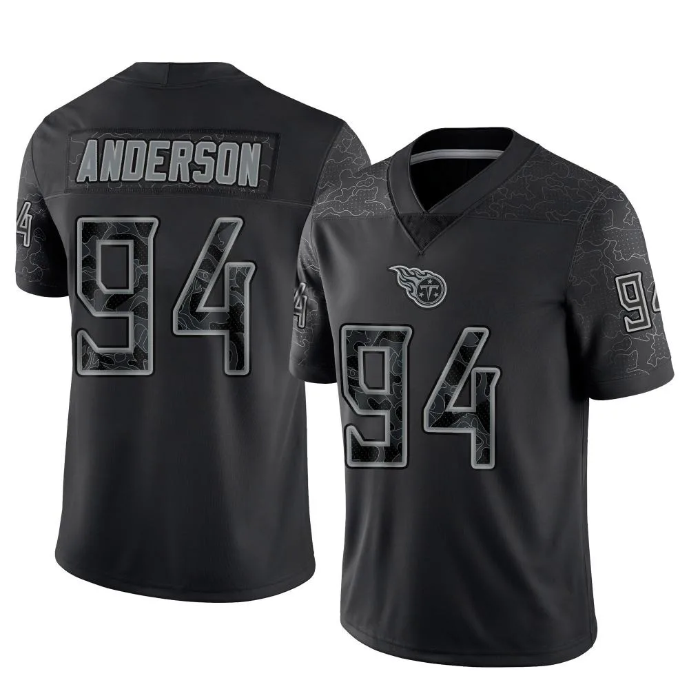 Youth Tennessee Titans Abdullah Anderson Nike Reflective Limited Black Jersey Youth Tennessee Titans Abdullah Anderson Nike Reflective Limited Black Jersey