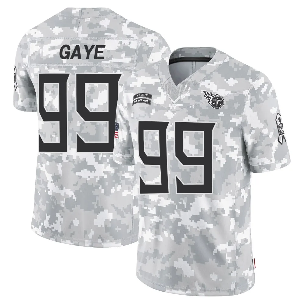 Men's Tennessee Titans Ali Gaye Nike 2024 Salute to Service Limited Arctic Camo Jersey Men's Tennessee Titans Ali Gaye Nike 2024 Salute to Service Limited Arctic Camo Jersey