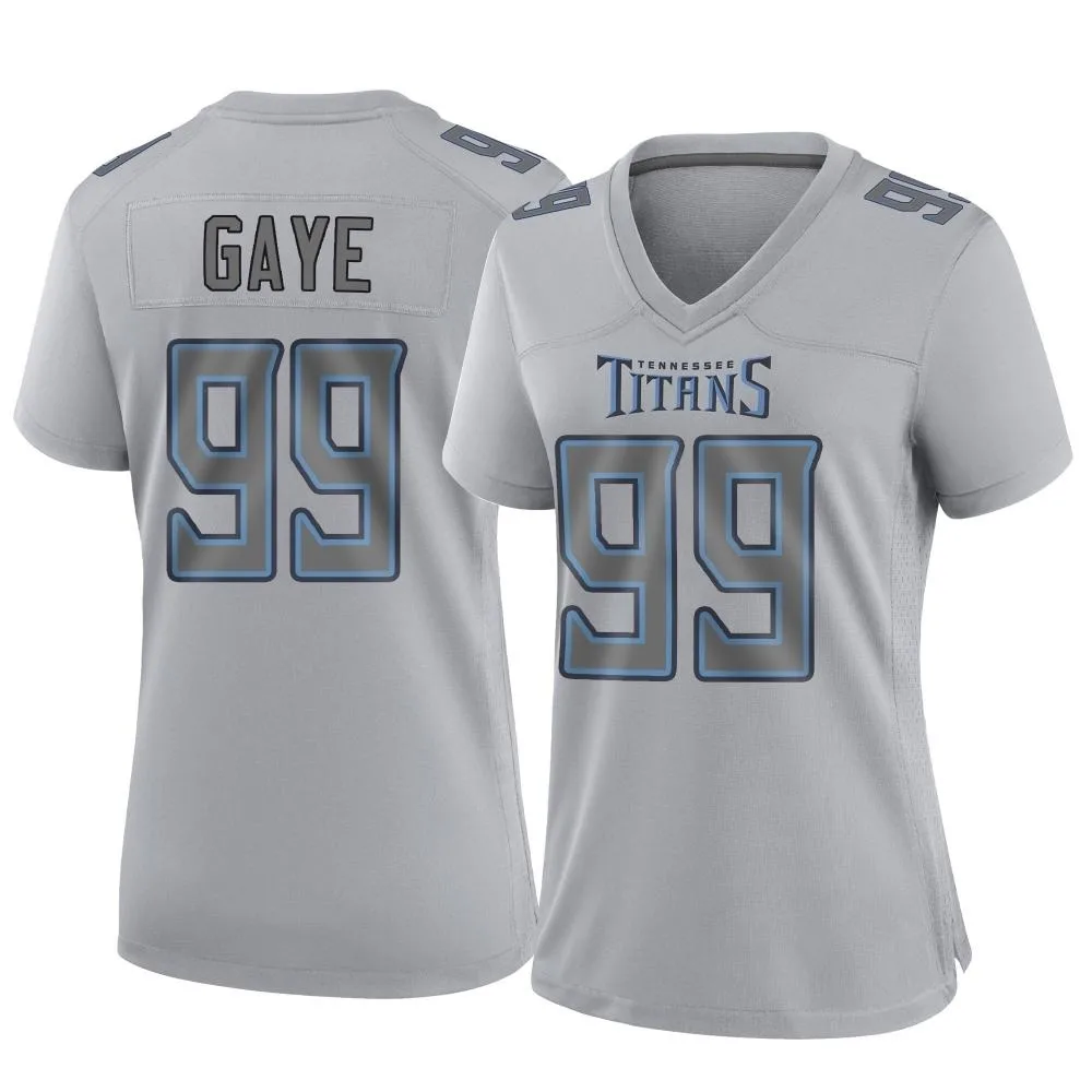 Women's Tennessee Titans Ali Gaye Nike Atmosphere Fashion Game Gray Jersey Women's Tennessee Titans Ali Gaye Nike Atmosphere Fashion Game Gray Jersey
