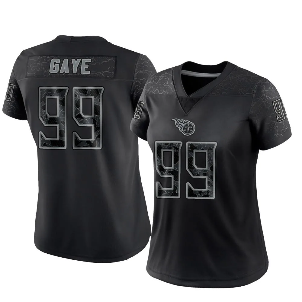 Women's Tennessee Titans Ali Gaye Nike Reflective Limited Black Jersey Women's Tennessee Titans Ali Gaye Nike Reflective Limited Black Jersey