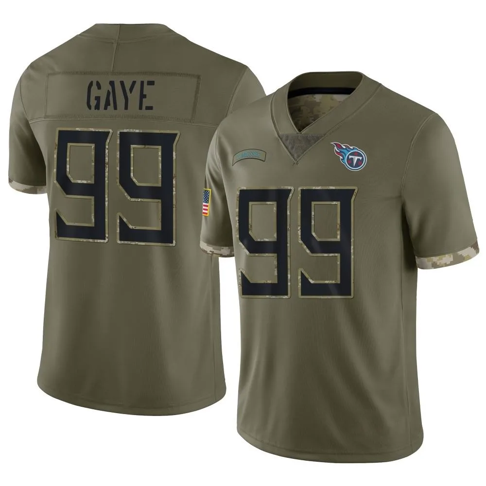 Youth Tennessee Titans Ali Gaye Nike 2022 Salute To Service Limited Olive Jersey Youth Tennessee Titans Ali Gaye Nike 2022 Salute To Service Limited Olive Jersey