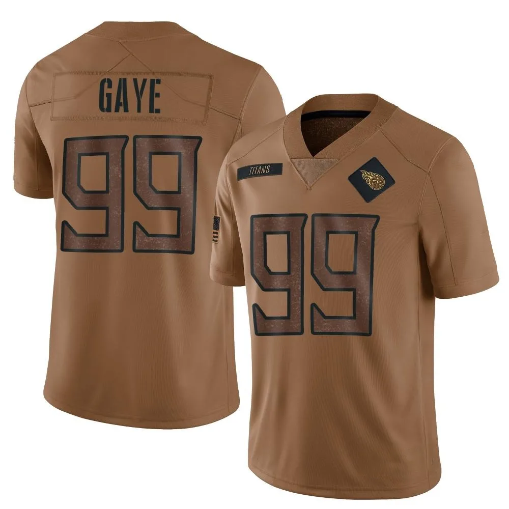 Youth Tennessee Titans Ali Gaye Nike 2023 Salute To Service Limited Brown Jersey Youth Tennessee Titans Ali Gaye Nike 2023 Salute To Service Limited Brown Jersey