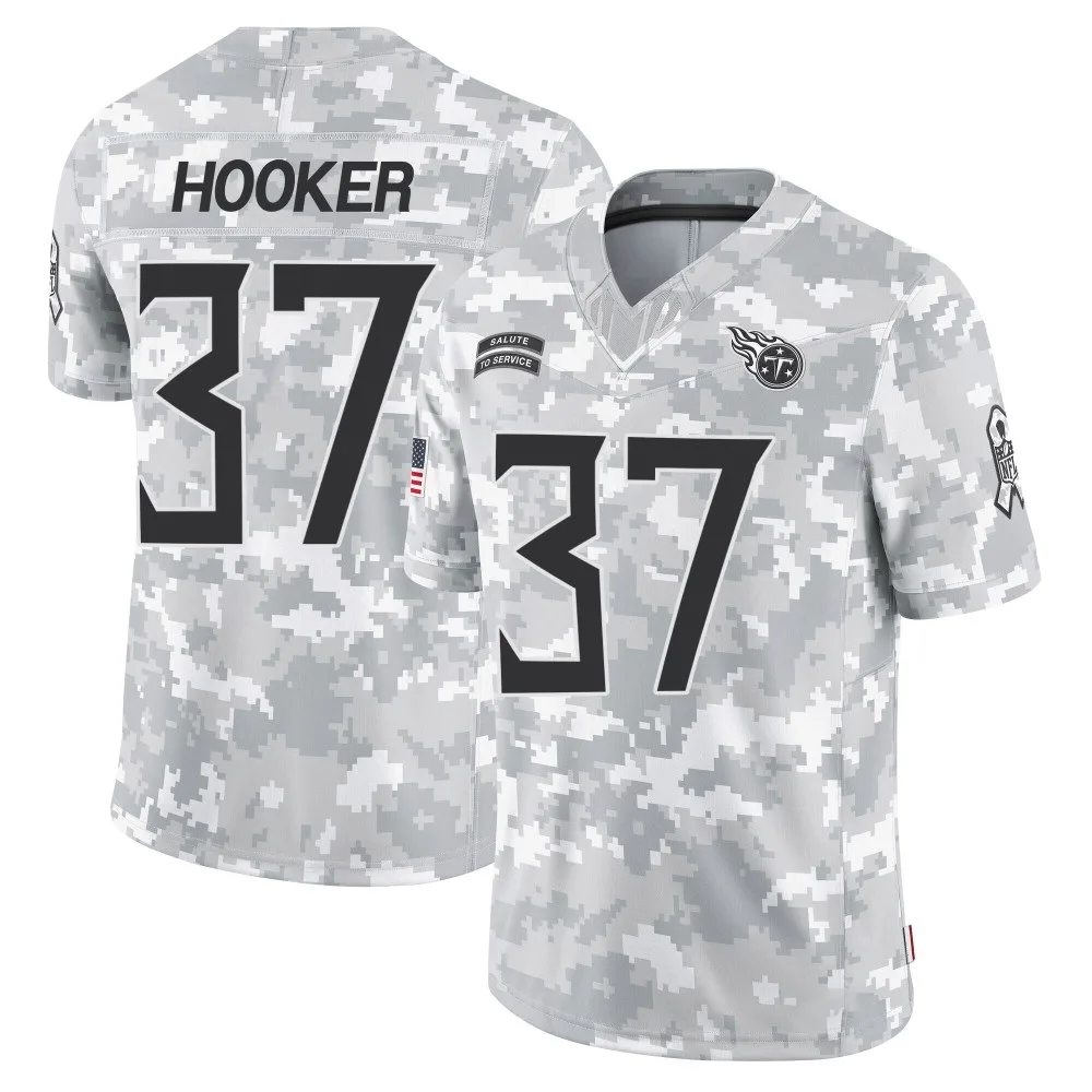 Men's Tennessee Titans Amani Hooker Nike 2024 Salute to Service Limited Arctic Camo Jersey Men's Tennessee Titans Amani Hooker Nike 2024 Salute to Service Limited Arctic Camo Jersey