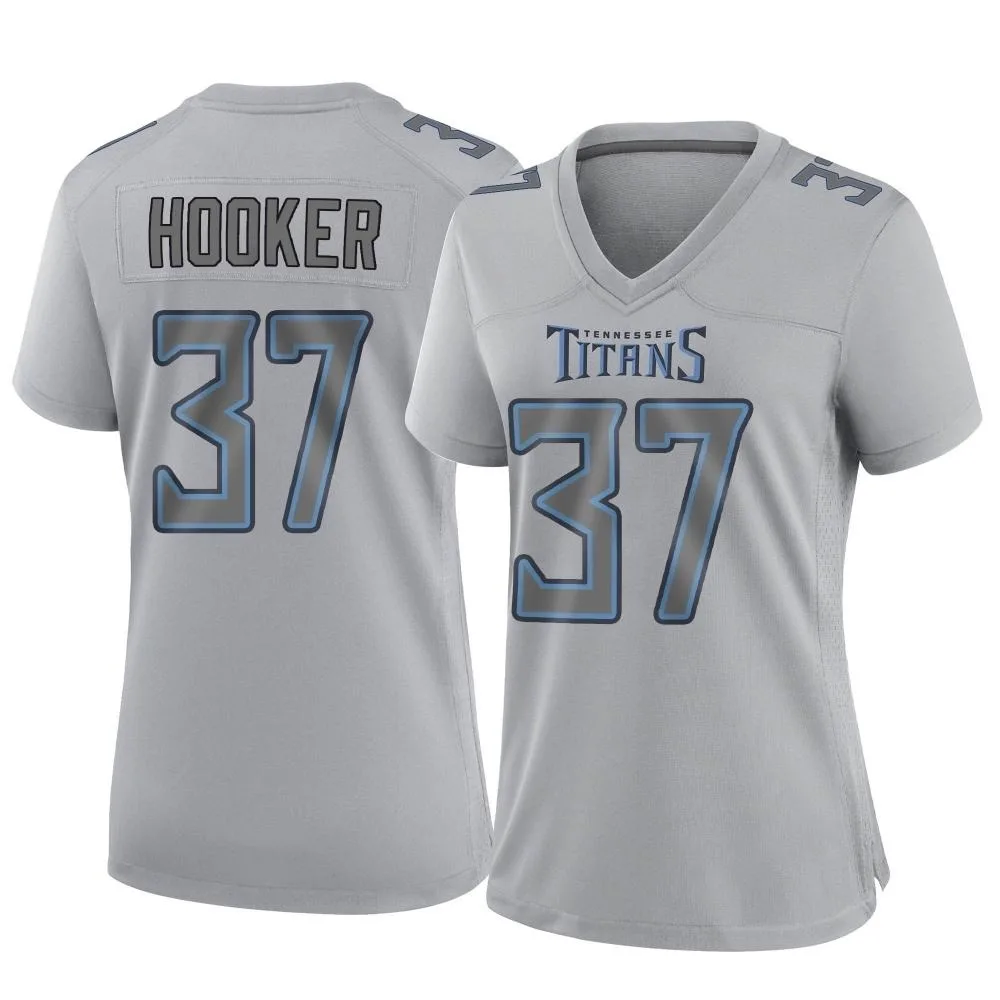 Women's Tennessee Titans Amani Hooker Nike Atmosphere Fashion Game Gray Jersey Women's Tennessee Titans Amani Hooker Nike Atmosphere Fashion Game Gray Jersey