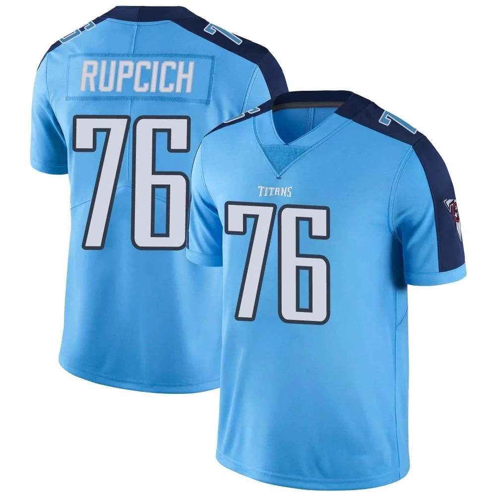 Men's Tennessee Titans Andrew Rupcich Nike Color Rush Limited Light Blue Jersey Men's Tennessee Titans Andrew Rupcich Nike Color Rush Limited Light Blue Jersey