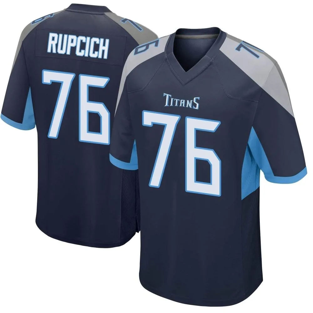Men's Tennessee Titans Andrew Rupcich Nike Game Navy Jersey Men's Tennessee Titans Andrew Rupcich Nike Game Navy Jersey