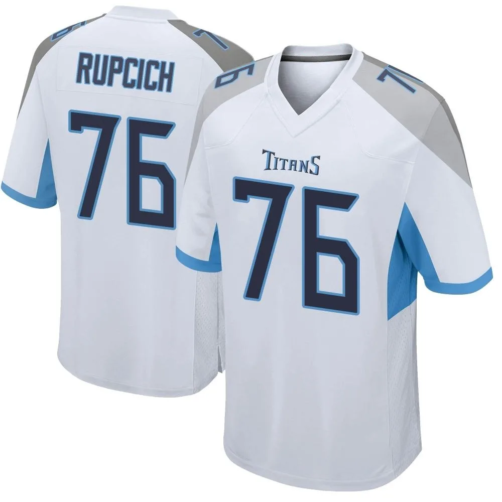 Men's Tennessee Titans Andrew Rupcich Nike Game White Jersey Men's Tennessee Titans Andrew Rupcich Nike Game White Jersey