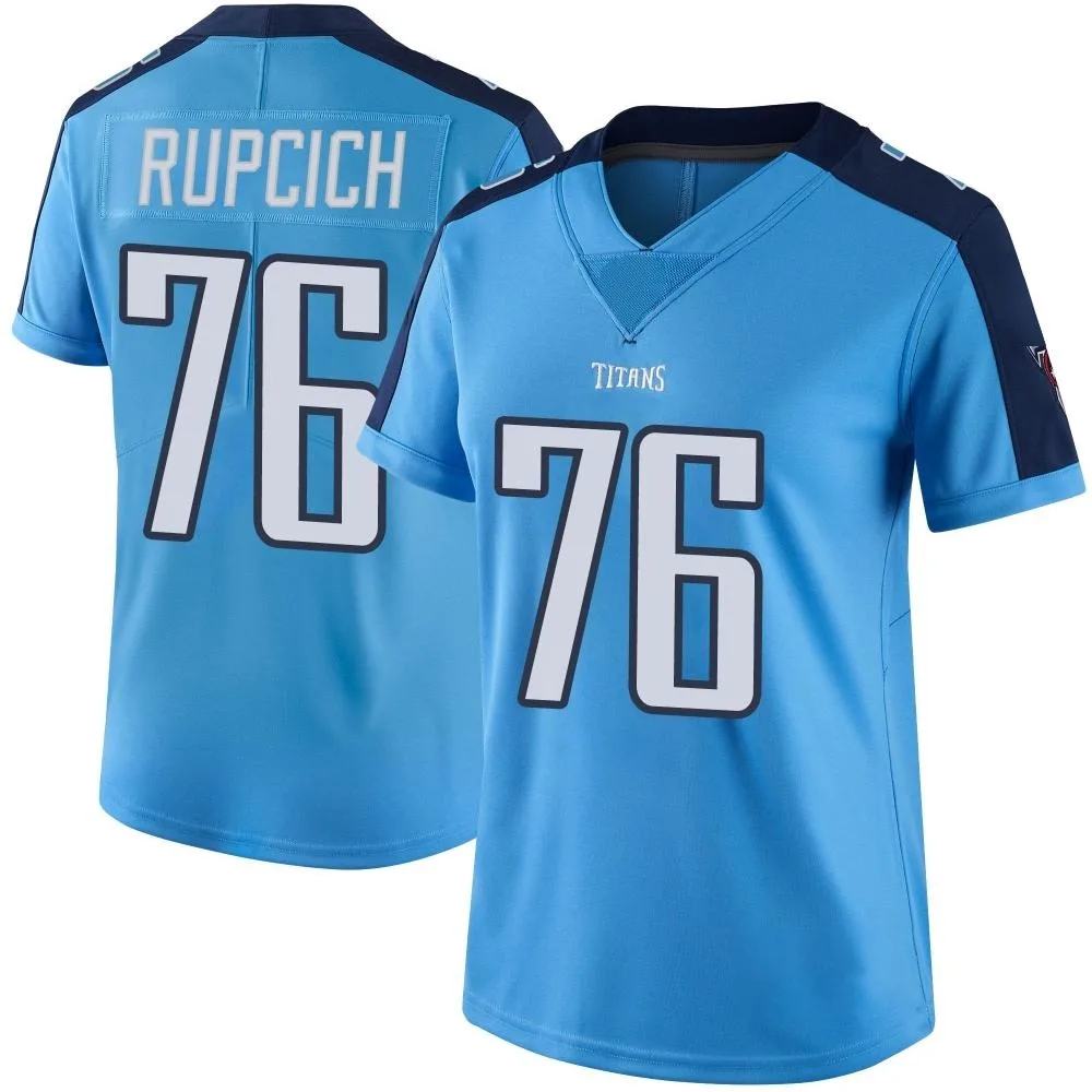 Women's Tennessee Titans Andrew Rupcich Nike Color Rush Limited Light Blue Jersey Women's Tennessee Titans Andrew Rupcich Nike Color Rush Limited Light Blue Jersey