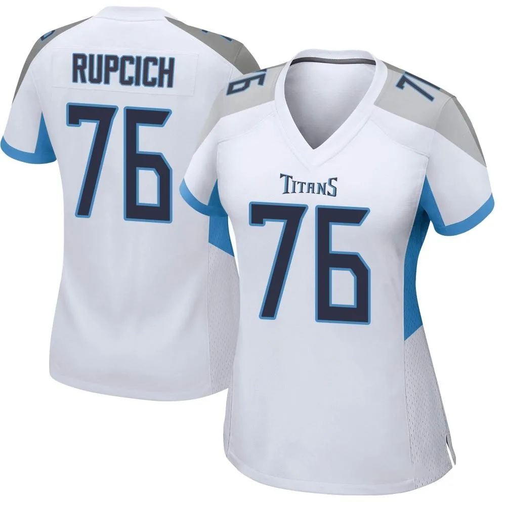 Women's Tennessee Titans Andrew Rupcich Nike Game White Jersey Women's Tennessee Titans Andrew Rupcich Nike Game White Jersey