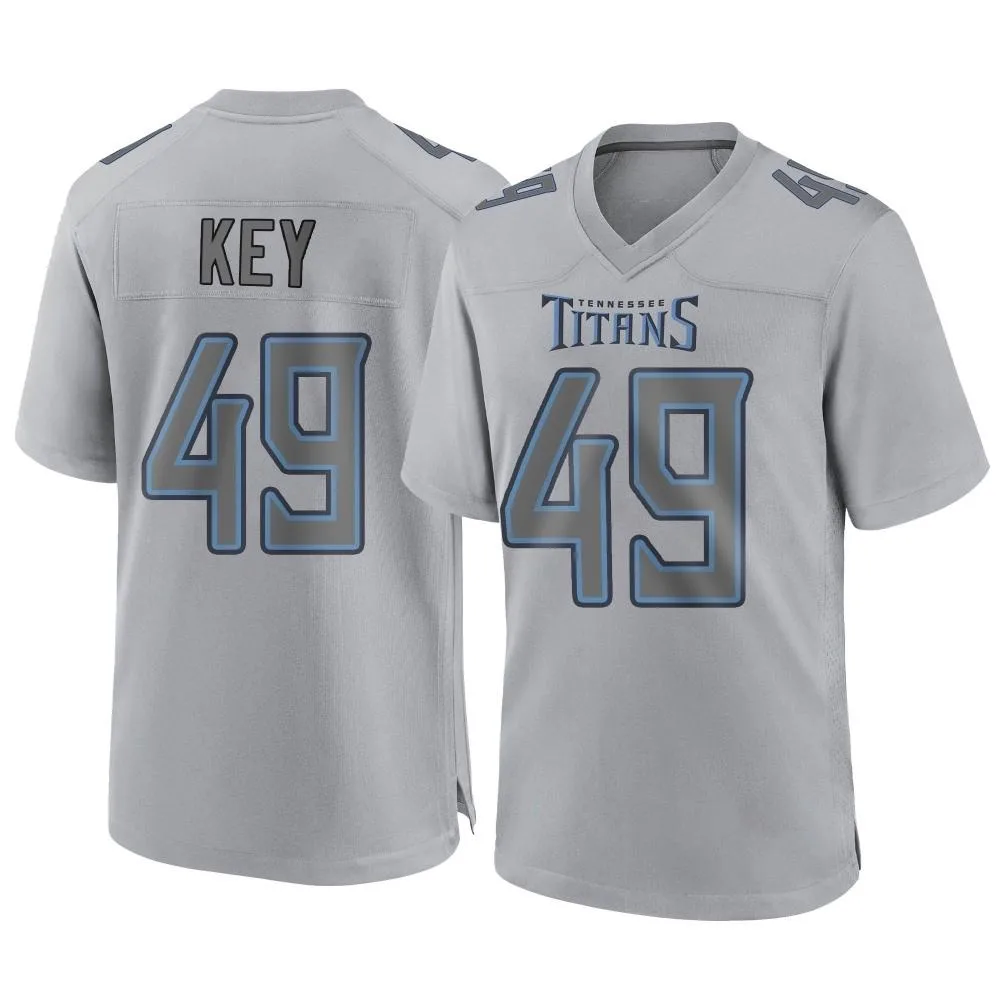 Men's Tennessee Titans Arden Key Nike Atmosphere Fashion Game Gray Jersey Men's Tennessee Titans Arden Key Nike Atmosphere Fashion Game Gray Jersey