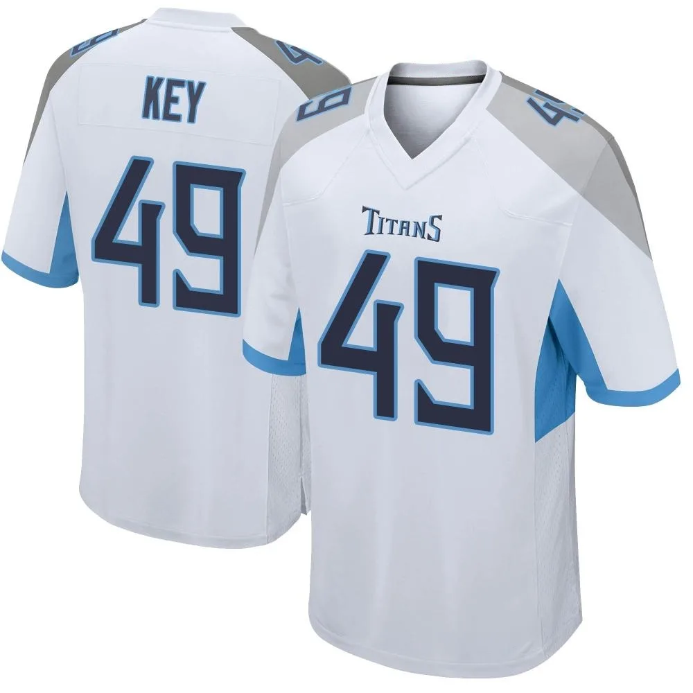 Men's Tennessee Titans Arden Key Nike Game White Jersey Men's Tennessee Titans Arden Key Nike Game White Jersey