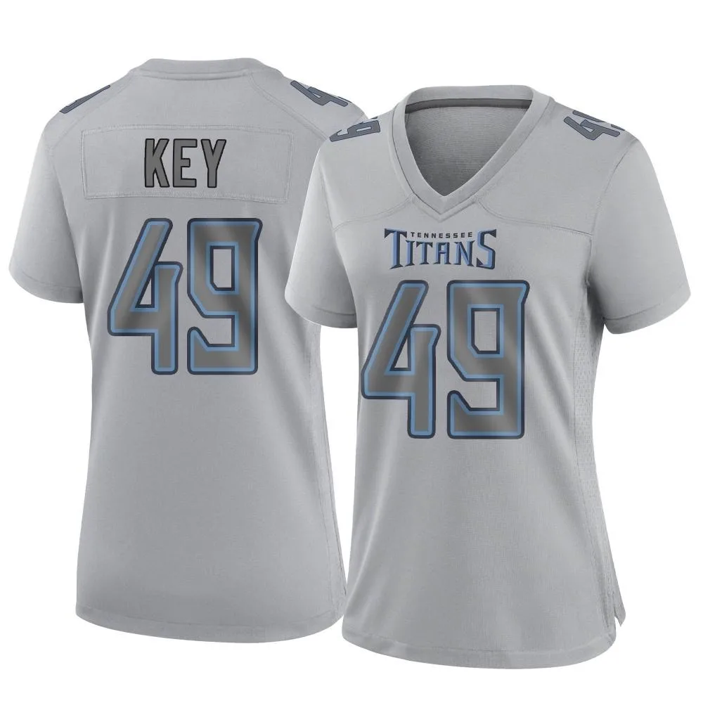 Women's Tennessee Titans Arden Key Nike Atmosphere Fashion Game Gray Jersey Women's Tennessee Titans Arden Key Nike Atmosphere Fashion Game Gray Jersey