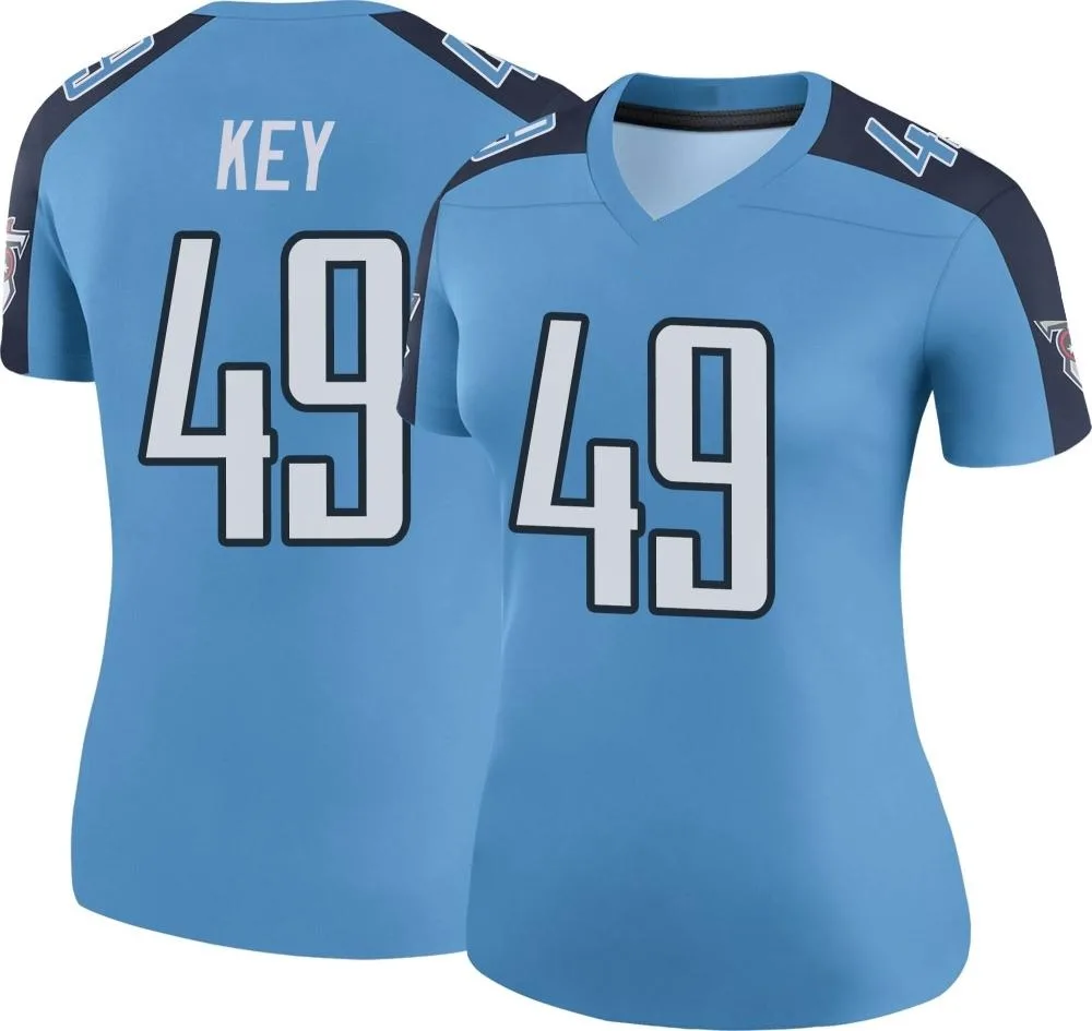 Women's Tennessee Titans Arden Key Nike Color Rush Legend Light Blue Jersey Women's Tennessee Titans Arden Key Nike Color Rush Legend Light Blue Jersey