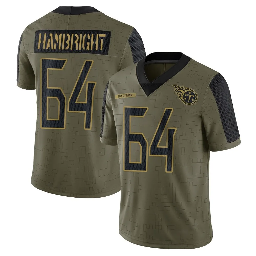 Men's Tennessee Titans Arlington Hambright Nike 2021 Salute To Service Limited Olive Jersey Men's Tennessee Titans Arlington Hambright Nike 2021 Salute To Service Limited Olive Jersey