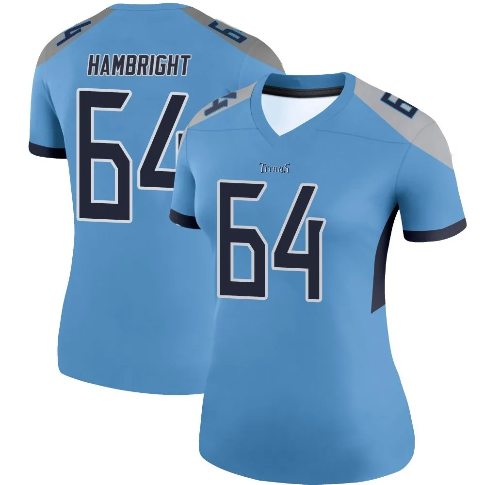 Women's Tennessee Titans Arlington Hambright Nike Legend Light Blue Jersey Women's Tennessee Titans Arlington Hambright Nike Legend Light Blue Jersey