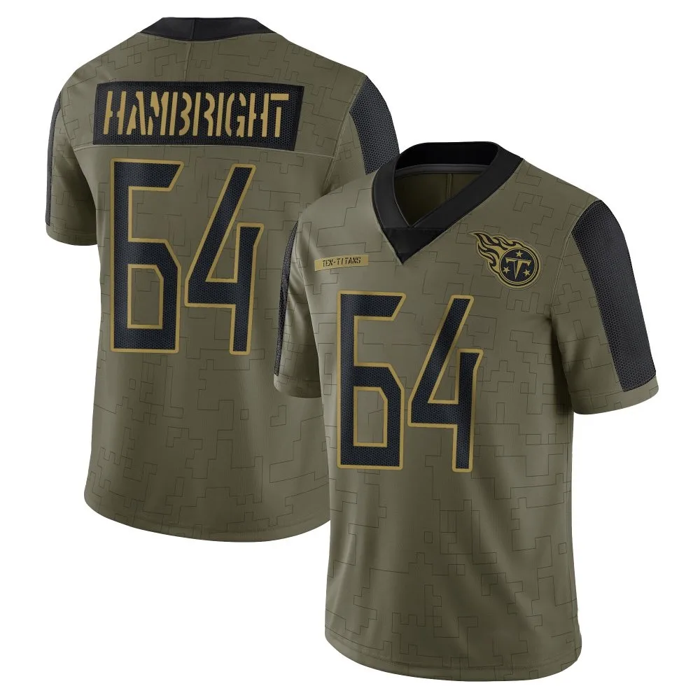 Youth Tennessee Titans Arlington Hambright Nike 2021 Salute To Service Limited Olive Jersey Youth Tennessee Titans Arlington Hambright Nike 2021 Salute To Service Limited Olive Jersey