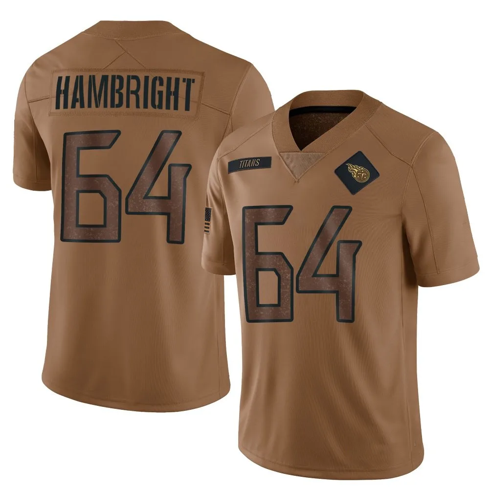 Youth Tennessee Titans Arlington Hambright Nike 2023 Salute To Service Limited Brown Jersey Youth Tennessee Titans Arlington Hambright Nike 2023 Salute To Service Limited Brown Jersey