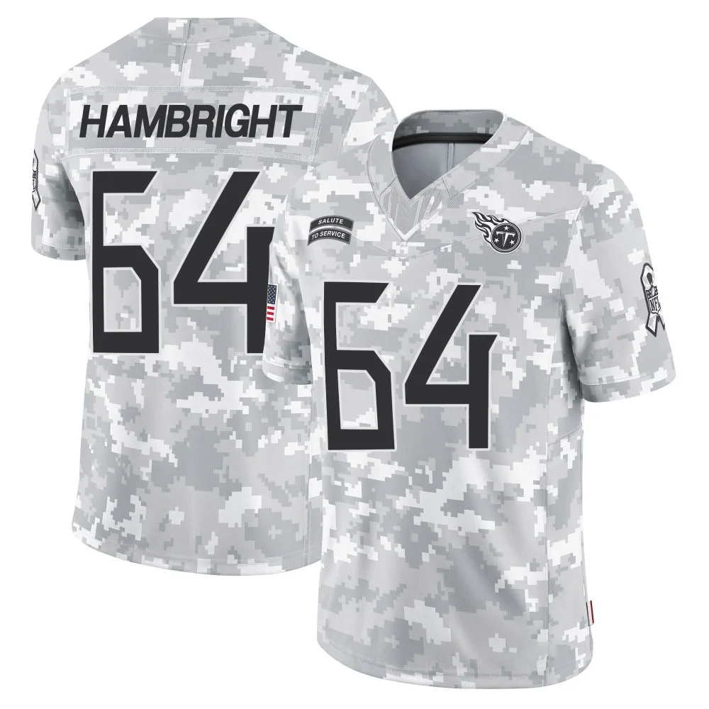 Youth Tennessee Titans Arlington Hambright Nike 2024 Salute to Service Limited Arctic Camo Jersey Youth Tennessee Titans Arlington Hambright Nike 2024 Salute to Service Limited Arctic Camo Jersey