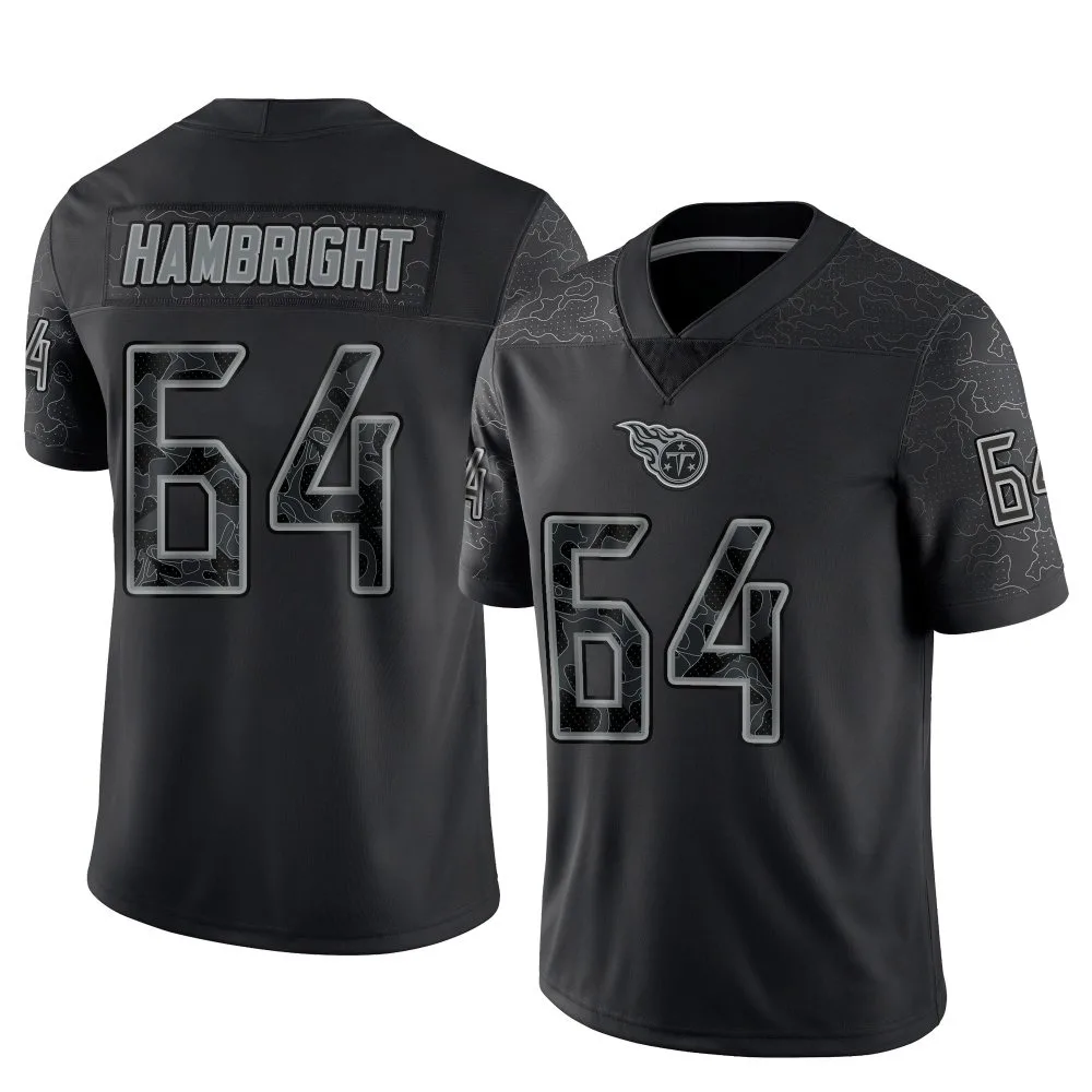 Youth Tennessee Titans Arlington Hambright Nike Reflective Limited Black Jersey Youth Tennessee Titans Arlington Hambright Nike Reflective Limited Black Jersey