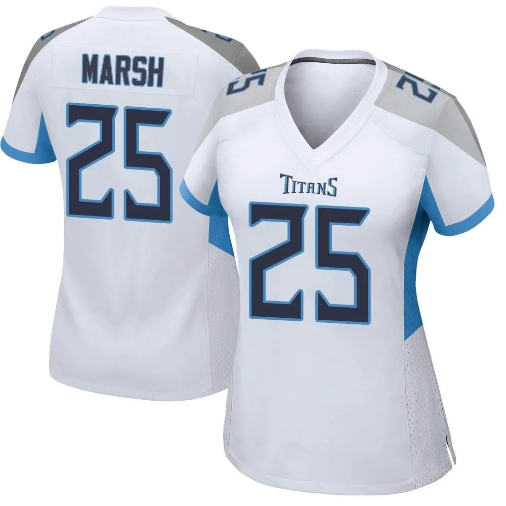 Women's Tennessee Titans Armani Marsh Nike Game White Jersey Women's Tennessee Titans Armani Marsh Nike Game White Jersey