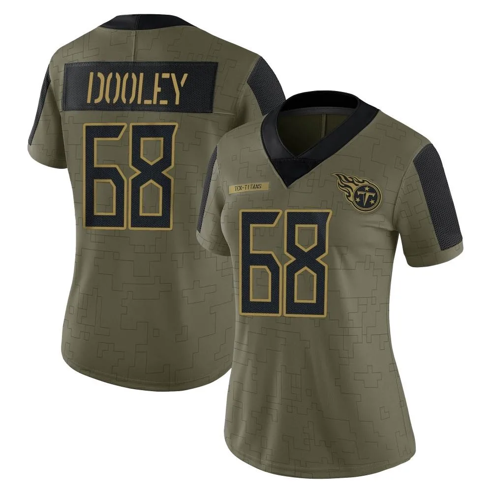 Women's Tennessee Titans Brian Dooley Nike 2021 Salute To Service Limited Olive Jersey Women's Tennessee Titans Brian Dooley Nike 2021 Salute To Service Limited Olive Jersey