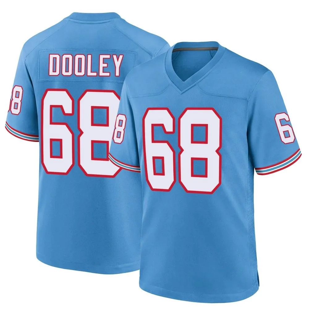 Youth Tennessee Titans Brian Dooley Nike Oilers Throwback Alternate Game Light Blue Jersey Youth Tennessee Titans Brian Dooley Nike Oilers Throwback Alternate Game Light Blue Jersey