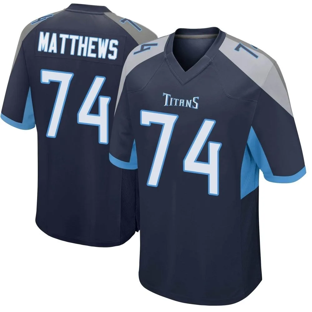 Men's Tennessee Titans Bruce Matthews Nike Game Navy Jersey Men's Tennessee Titans Bruce Matthews Nike Game Navy Jersey