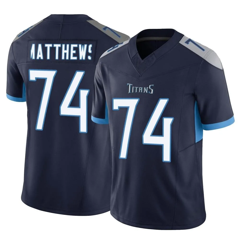 Men's Tennessee Titans Bruce Matthews Nike Vapor F.U.S.E. Limited Navy Jersey Men's Tennessee Titans Bruce Matthews Nike Vapor F.U.S.E. Limited Navy Jersey