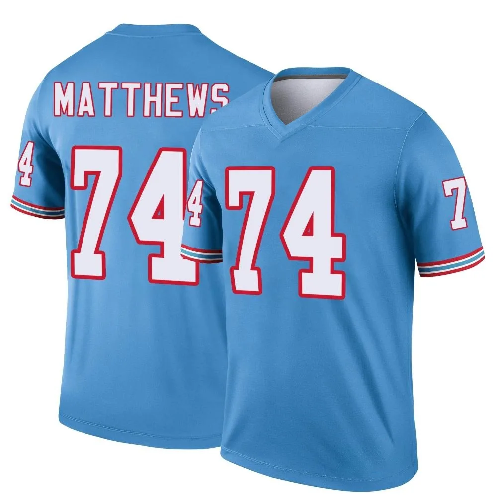 Youth Tennessee Titans Bruce Matthews Nike Oilers Throwback Legend Light Blue Jersey Youth Tennessee Titans Bruce Matthews Nike Oilers Throwback Legend Light Blue Jersey