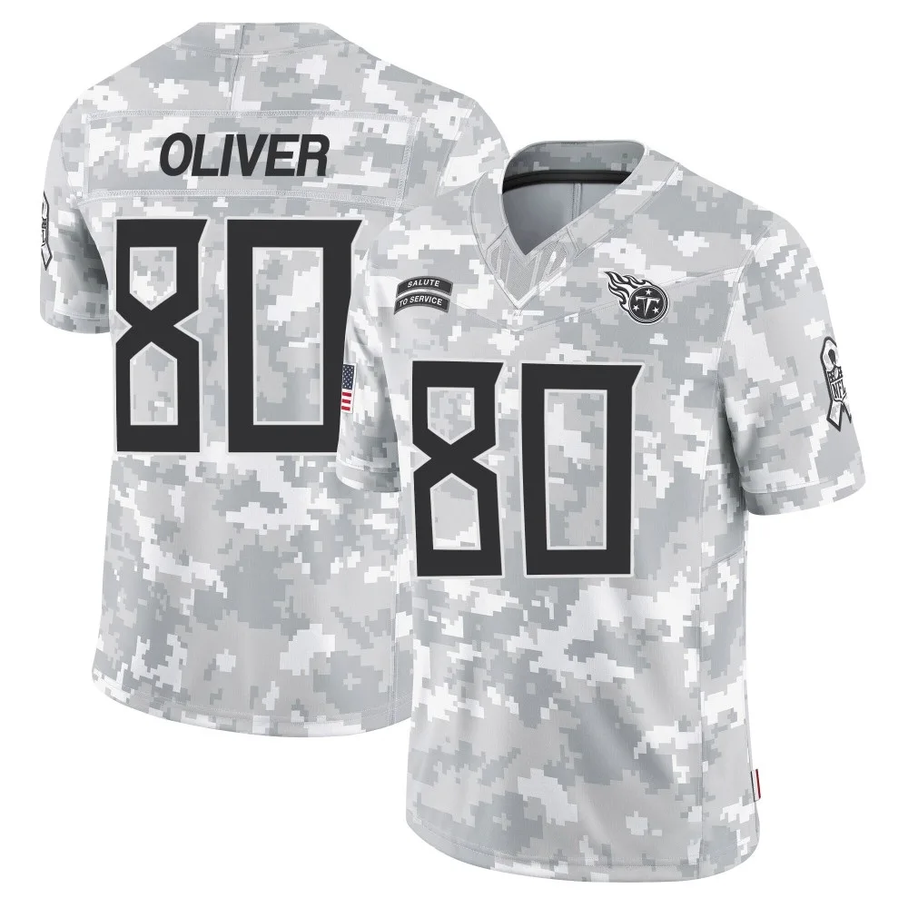 Men's Tennessee Titans Bryce Oliver Nike 2024 Salute to Service Limited Arctic Camo Jersey Men's Tennessee Titans Bryce Oliver Nike 2024 Salute to Service Limited Arctic Camo Jersey