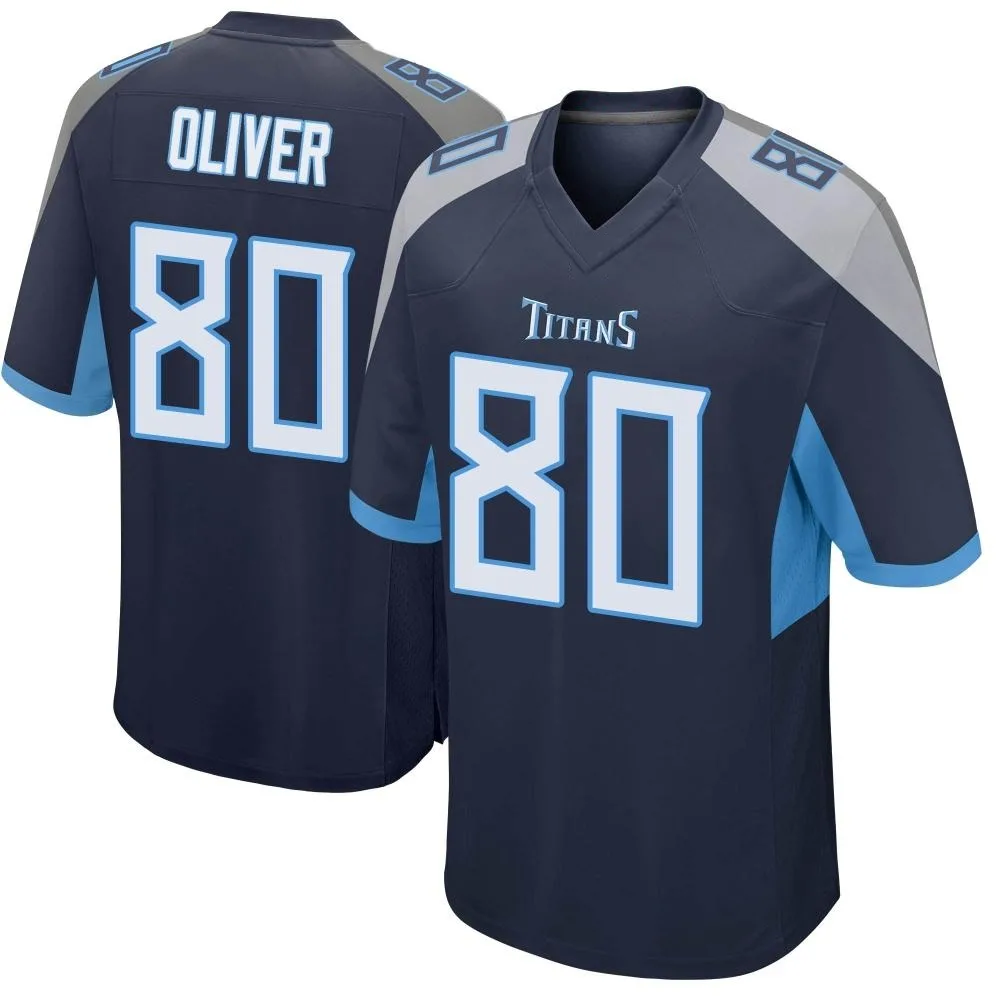 Men's Tennessee Titans Bryce Oliver Nike Game Navy Jersey Men's Tennessee Titans Bryce Oliver Nike Game Navy Jersey