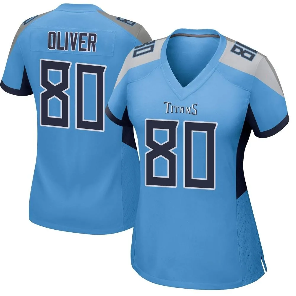 Women's Tennessee Titans Bryce Oliver Nike Game Light Blue Jersey Women's Tennessee Titans Bryce Oliver Nike Game Light Blue Jersey