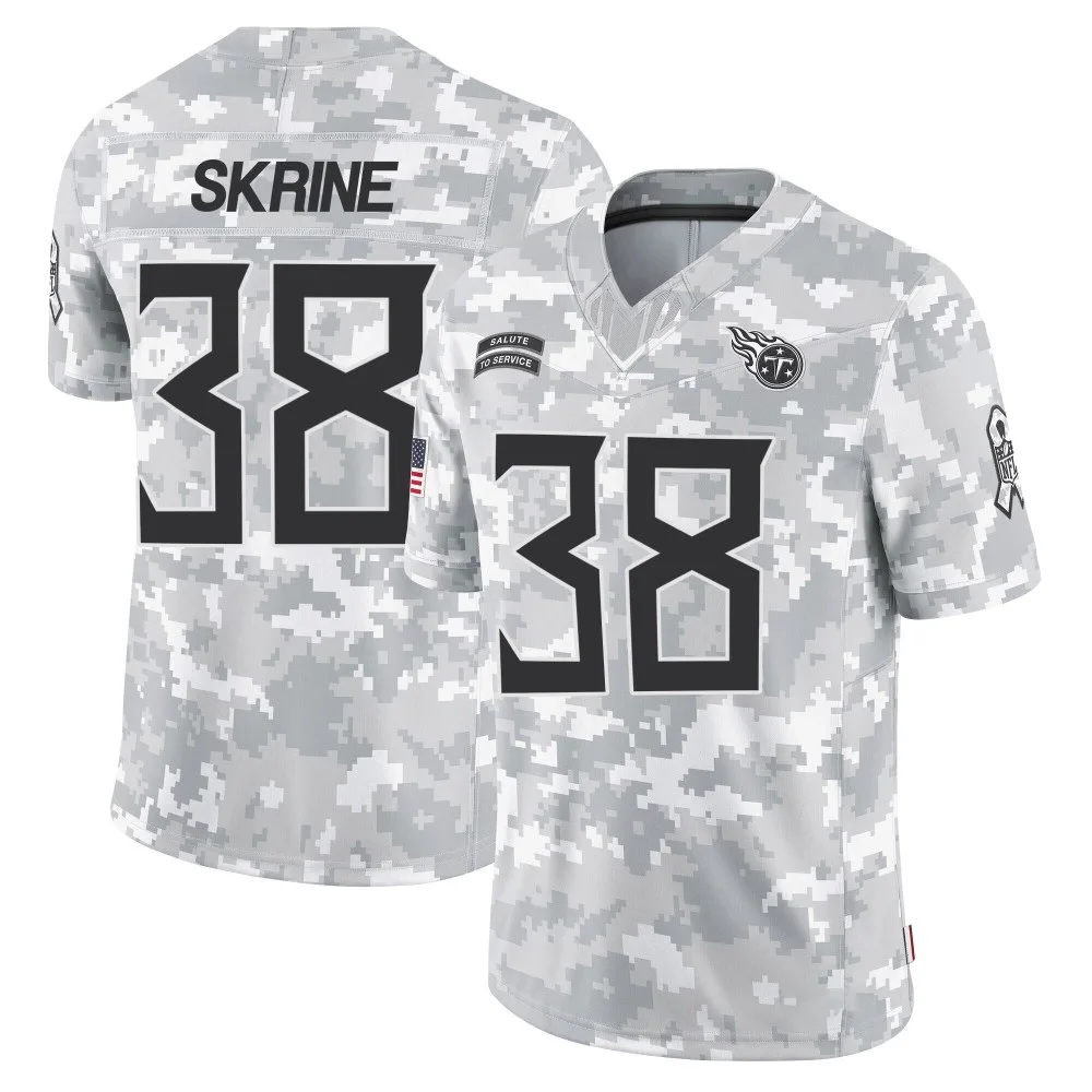 Men's Tennessee Titans Buster Skrine Nike 2024 Salute to Service Limited Arctic Camo Jersey Men's Tennessee Titans Buster Skrine Nike 2024 Salute to Service Limited Arctic Camo Jersey