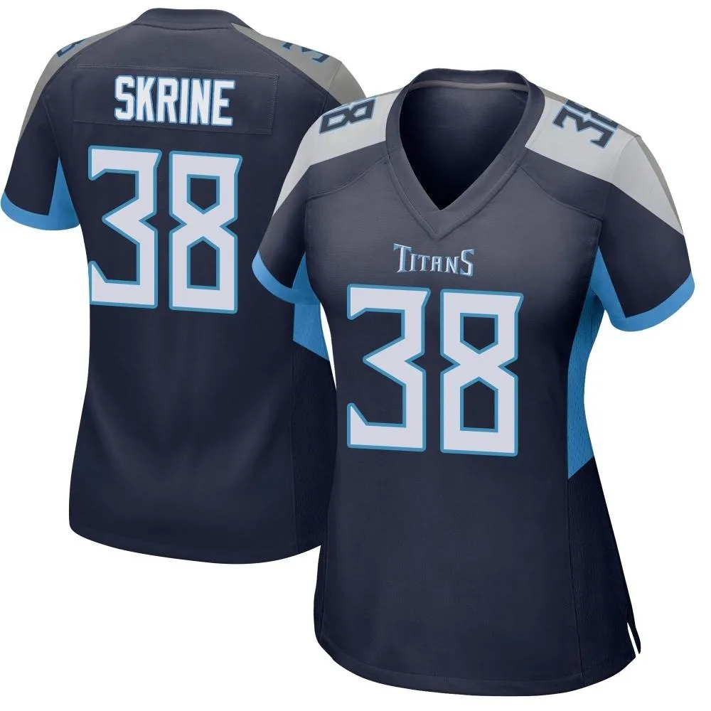 Women's Tennessee Titans Buster Skrine Nike Game Navy Jersey Women's Tennessee Titans Buster Skrine Nike Game Navy Jersey
