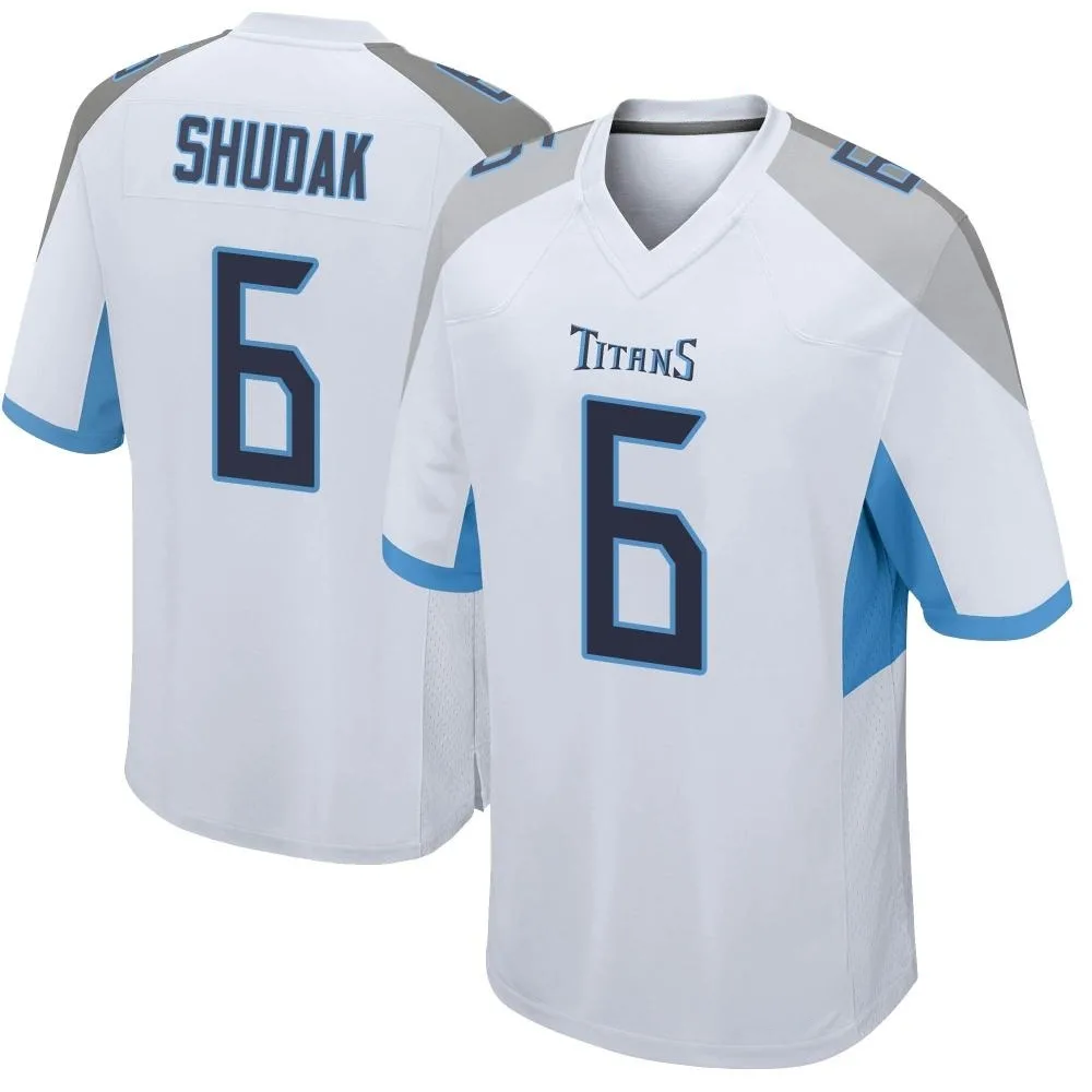 Men's Tennessee Titans Caleb Shudak Nike Game White Jersey Men's Tennessee Titans Caleb Shudak Nike Game White Jersey