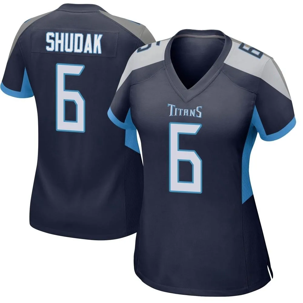 Women's Tennessee Titans Caleb Shudak Nike Game Navy Jersey Women's Tennessee Titans Caleb Shudak Nike Game Navy Jersey