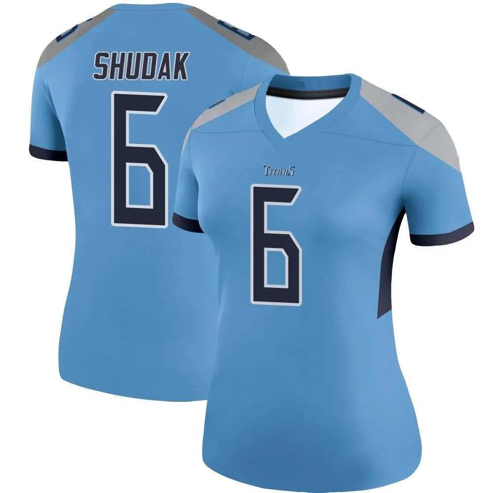 Women's Tennessee Titans Caleb Shudak Nike Legend Light Blue Jersey Women's Tennessee Titans Caleb Shudak Nike Legend Light Blue Jersey