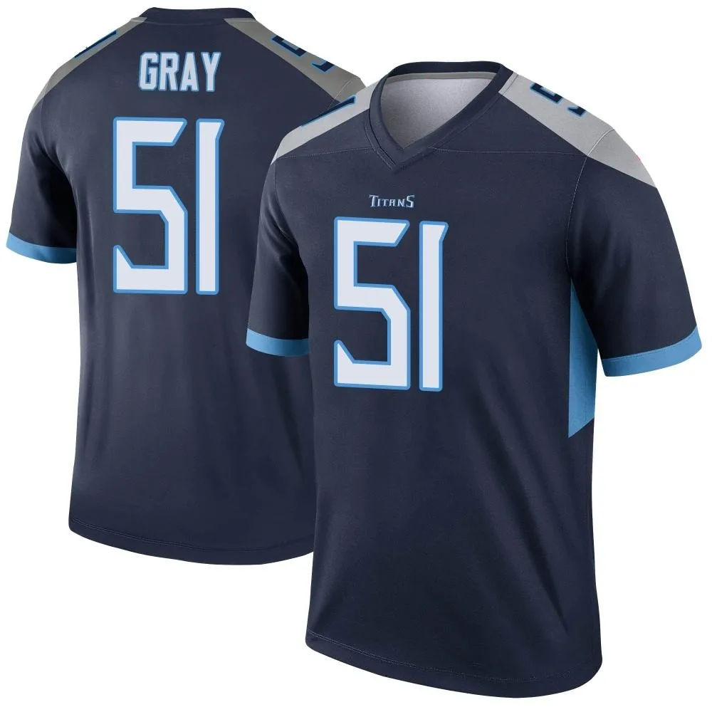 Men's Tennessee Titans Cedric Gray Nike Legend Navy Jersey Men's Tennessee Titans Cedric Gray Nike Legend Navy Jersey
