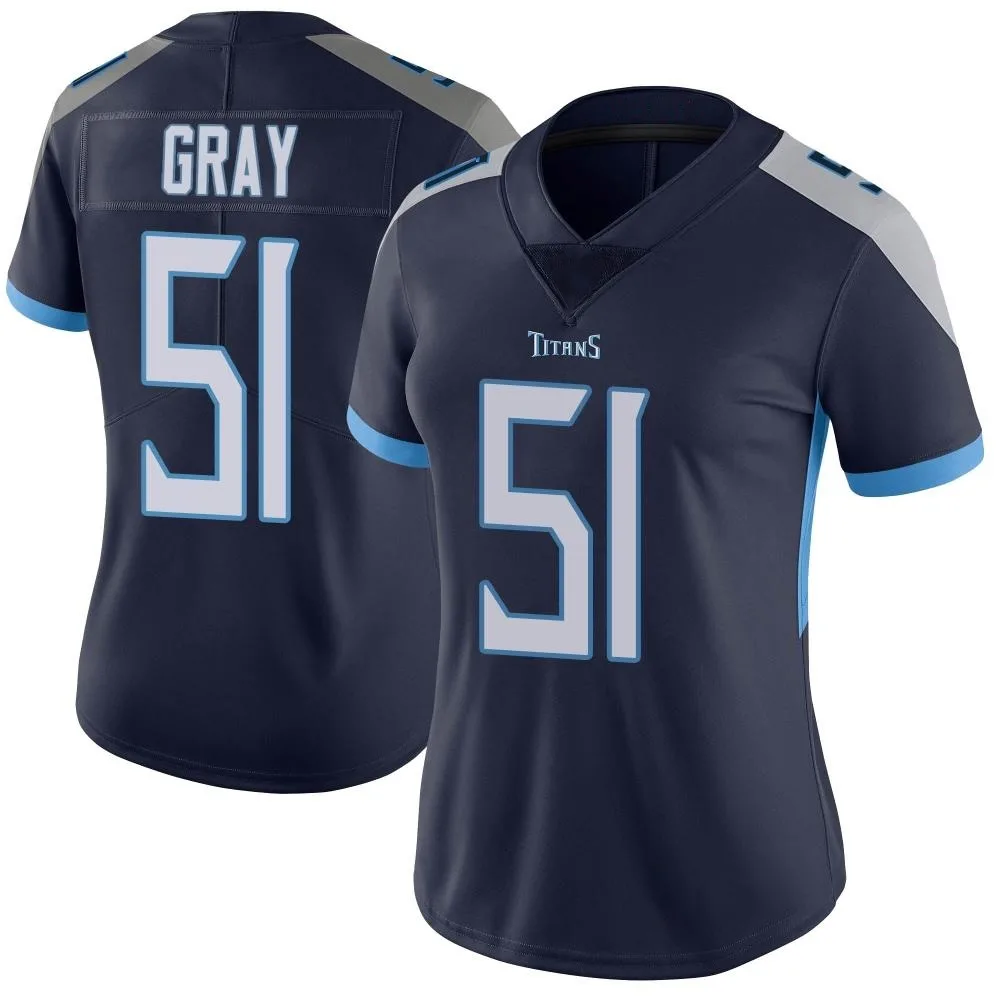 Women's Tennessee Titans Cedric Gray Nike Vapor Untouchable Limited Navy Jersey Women's Tennessee Titans Cedric Gray Nike Vapor Untouchable Limited Navy Jersey