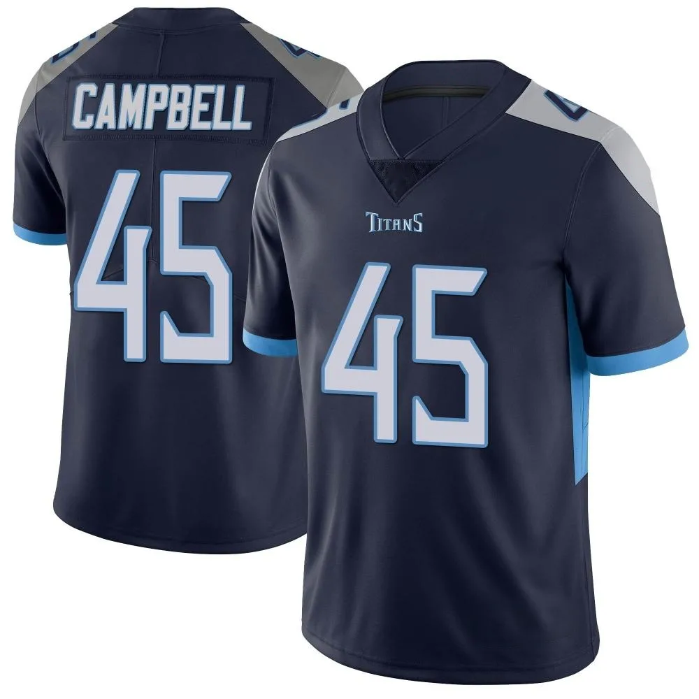 Men's Tennessee Titans Chance Campbell Nike Vapor Untouchable Limited Navy Jersey Men's Tennessee Titans Chance Campbell Nike Vapor Untouchable Limited Navy Jersey