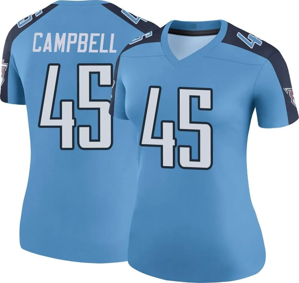 Women's Tennessee Titans Chance Campbell Nike Color Rush Legend Light Blue Jersey Women's Tennessee Titans Chance Campbell Nike Color Rush Legend Light Blue Jersey