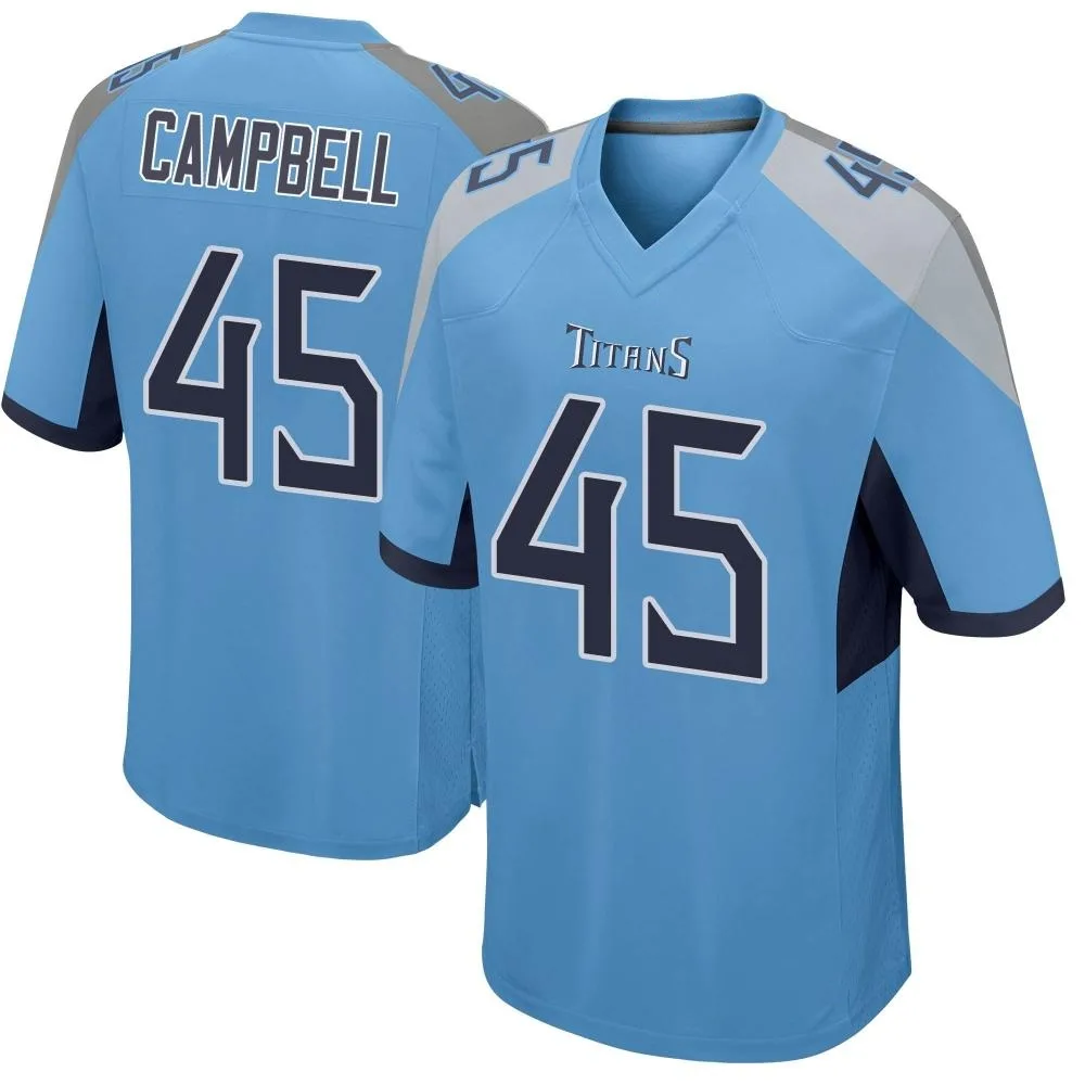 Youth Tennessee Titans Chance Campbell Nike Game Light Blue Jersey Youth Tennessee Titans Chance Campbell Nike Game Light Blue Jersey