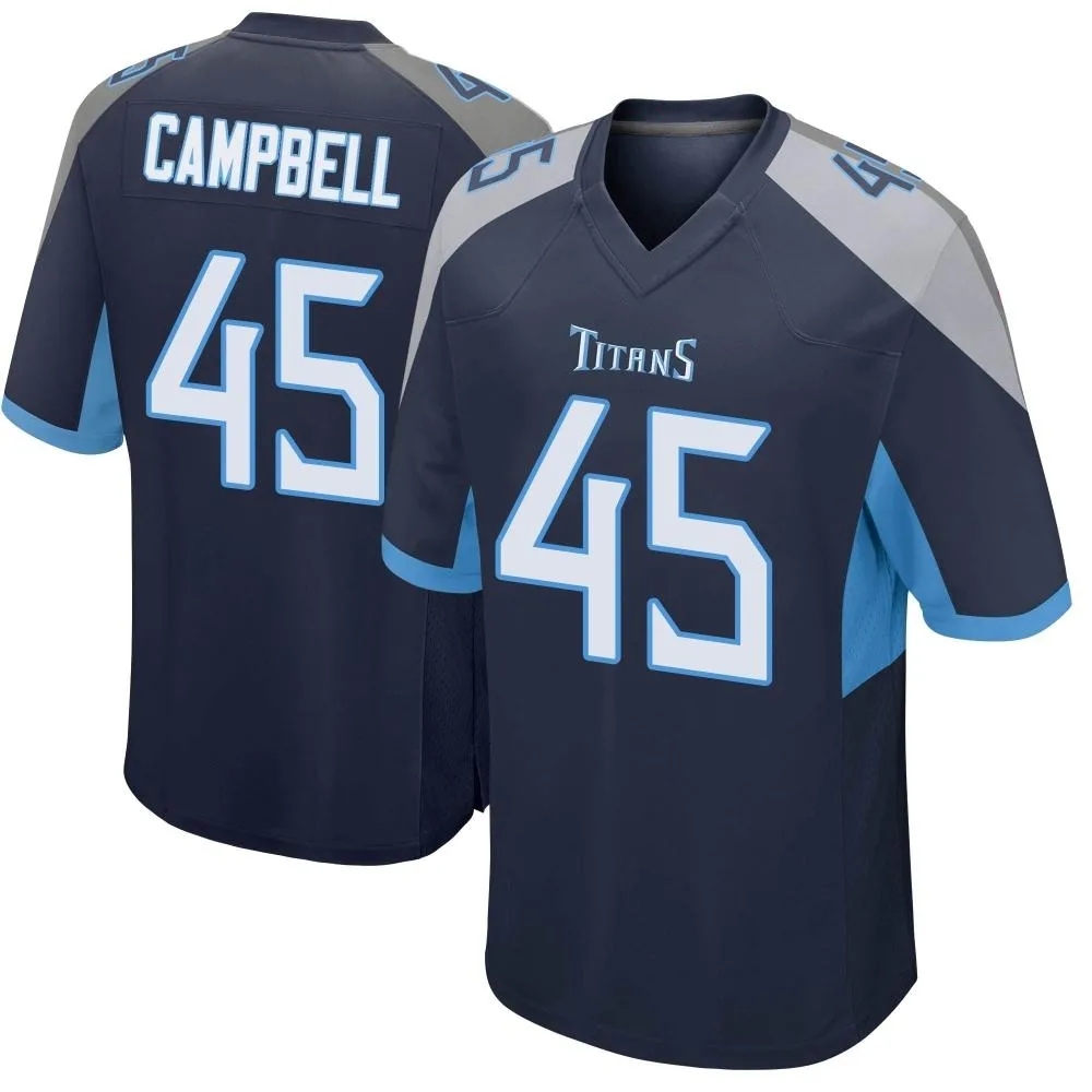 Youth Tennessee Titans Chance Campbell Nike Game Navy Jersey Youth Tennessee Titans Chance Campbell Nike Game Navy Jersey