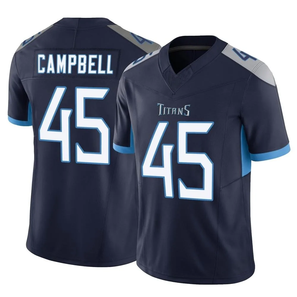 Youth Tennessee Titans Chance Campbell Nike Vapor F.U.S.E. Limited Navy Jersey Youth Tennessee Titans Chance Campbell Nike Vapor F.U.S.E. Limited Navy Jersey