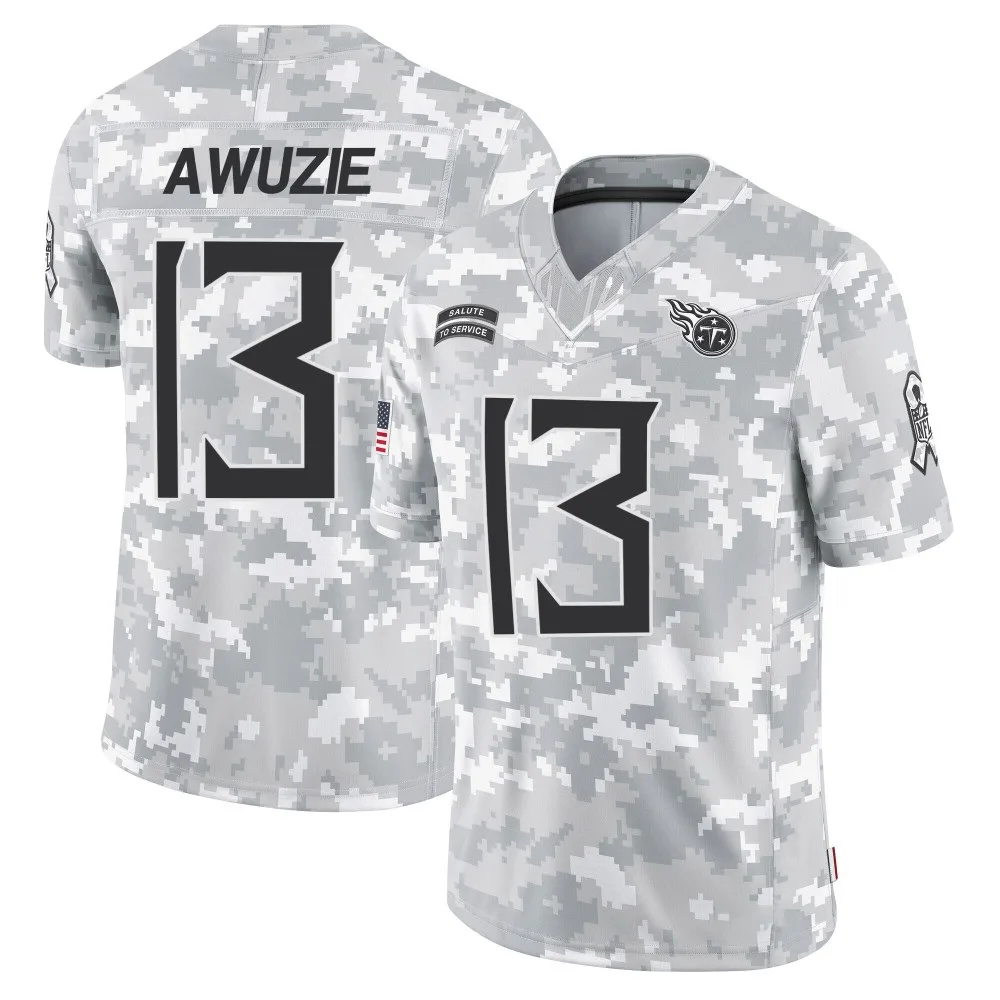 Men's Tennessee Titans Chidobe Awuzie Nike 2024 Salute to Service Limited Arctic Camo Jersey Men's Tennessee Titans Chidobe Awuzie Nike 2024 Salute to Service Limited Arctic Camo Jersey