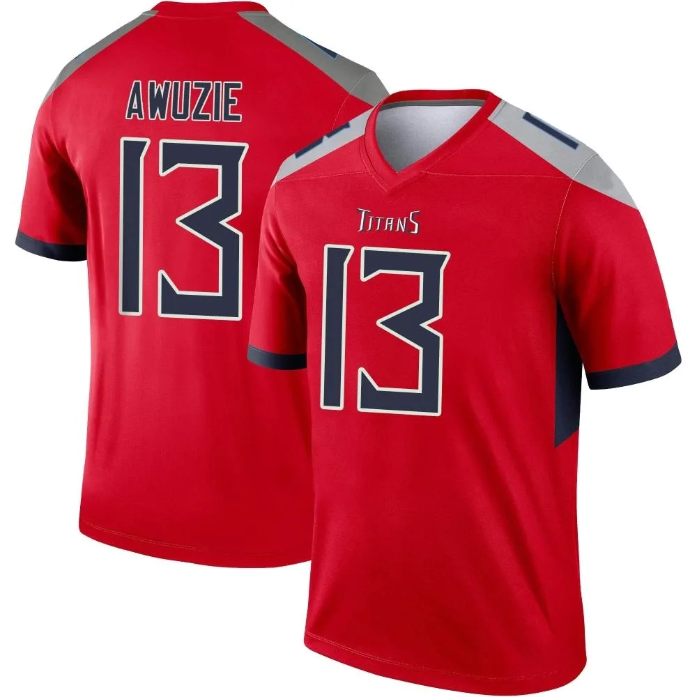 Men's Tennessee Titans Chidobe Awuzie Nike Inverted Legend Red Jersey Men's Tennessee Titans Chidobe Awuzie Nike Inverted Legend Red Jersey