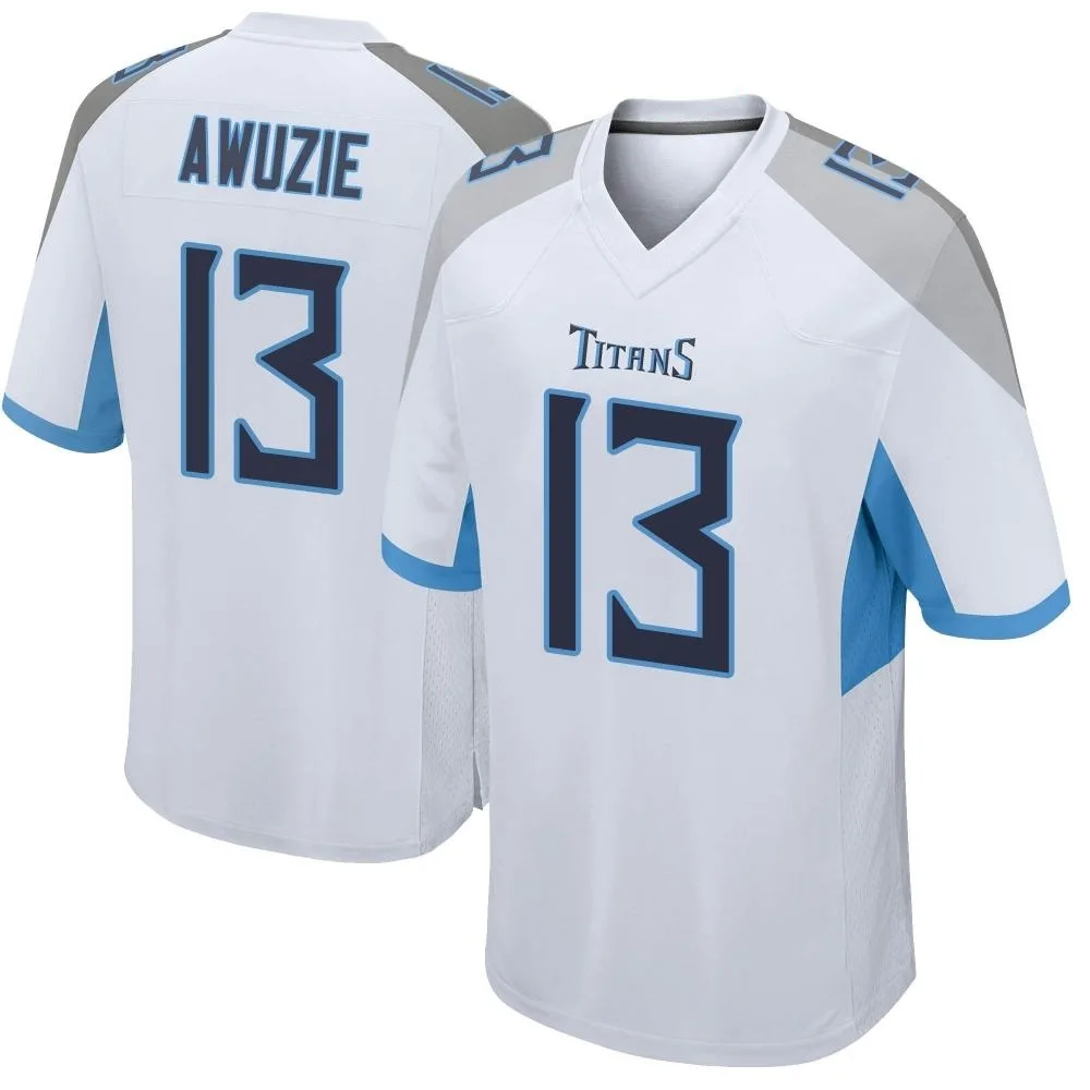 Men's Tennessee Titans Chidobe Awuzie Nike Game White Jersey Men's Tennessee Titans Chidobe Awuzie Nike Game White Jersey
