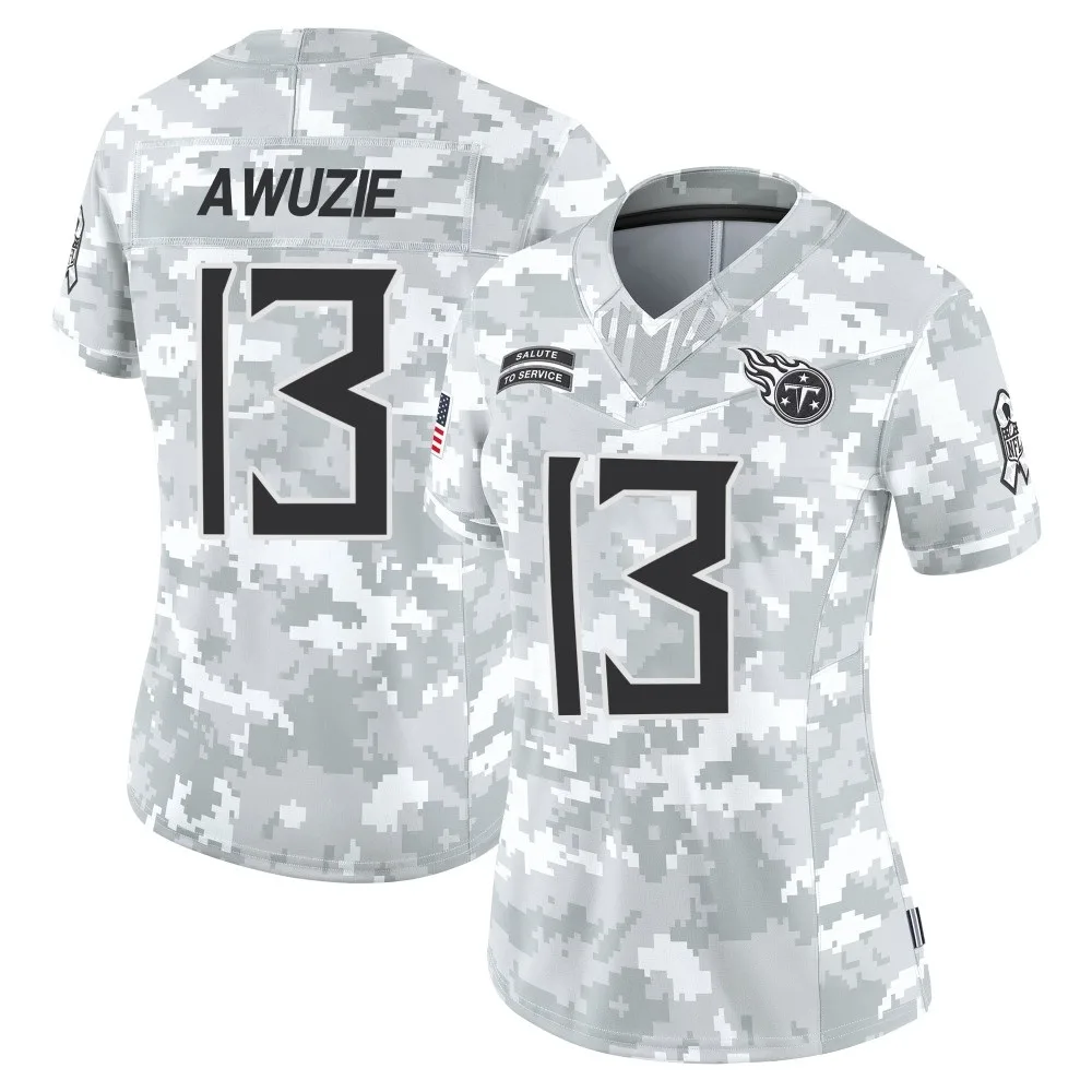 Women's Tennessee Titans Chidobe Awuzie Nike 2024 Salute to Service Limited Arctic Camo Jersey Women's Tennessee Titans Chidobe Awuzie Nike 2024 Salute to Service Limited Arctic Camo Jersey